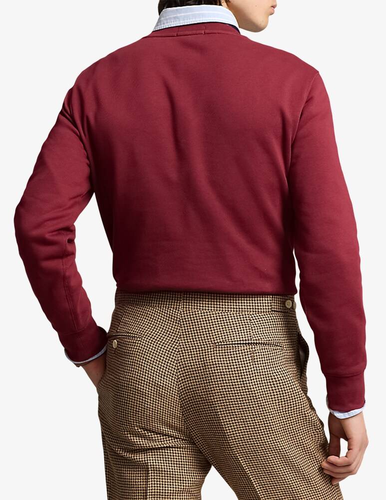 Polo Ralph Lauren Felpa Girocollo Bear Rigata