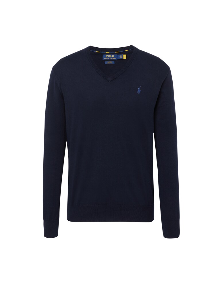 Polo Ralph Lauren Maglia Collo V In Cotone
