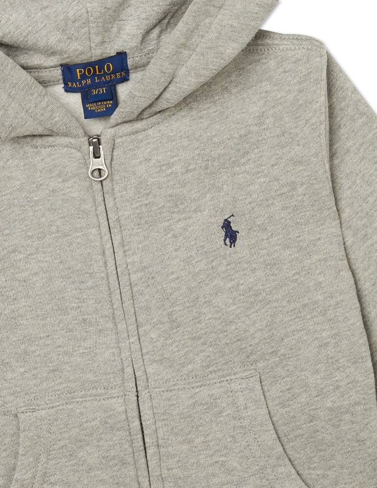 Polo Ralph Lauren Maglia Con Cappuccio E Full Zip - Blu