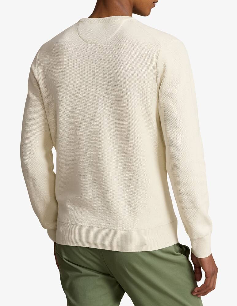 Polo Ralph Lauren Maglia Girocollo Nido D Ape