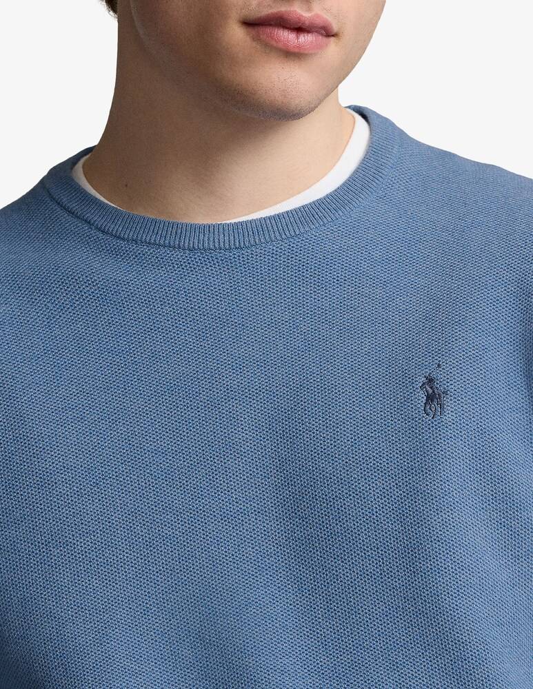 Polo Ralph Lauren Maglia Girocollo Nido D Ape