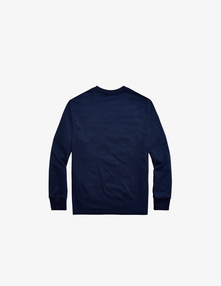 Polo Ralph Lauren Maglia In Cotone - Blu
