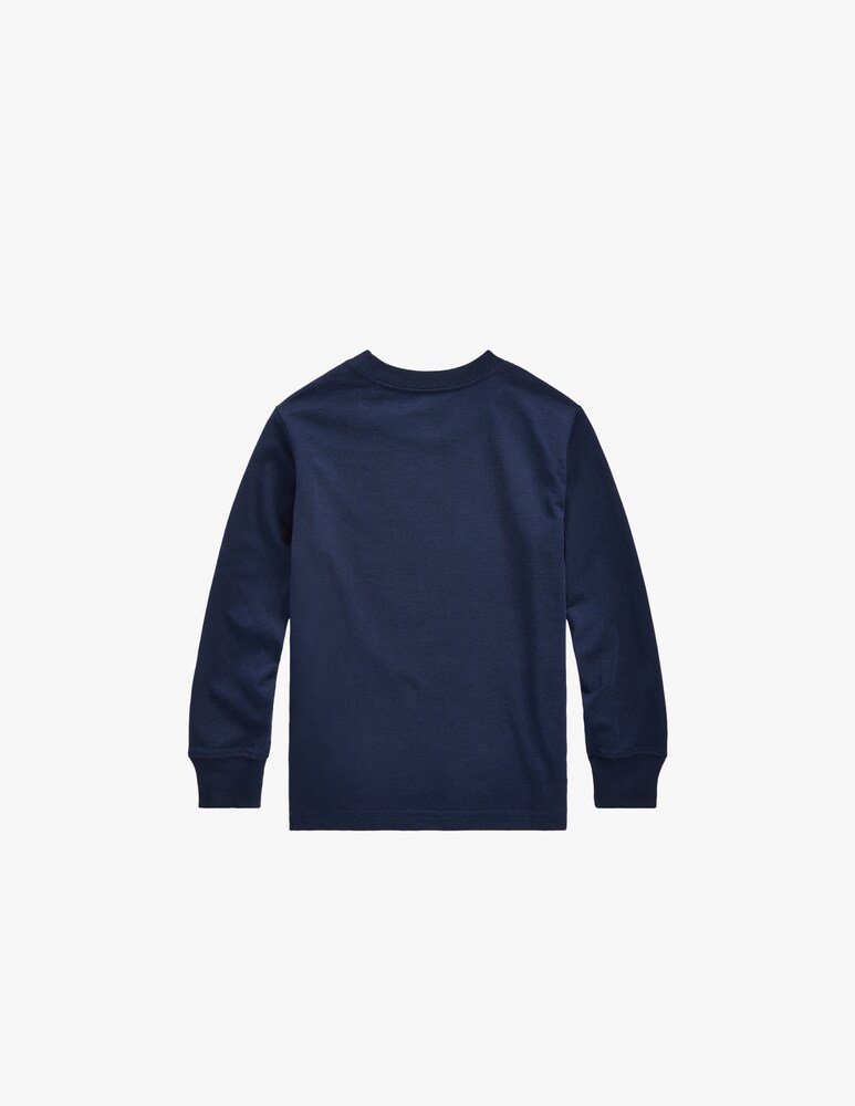 Polo Ralph Lauren Maglia In Cotone - Blu