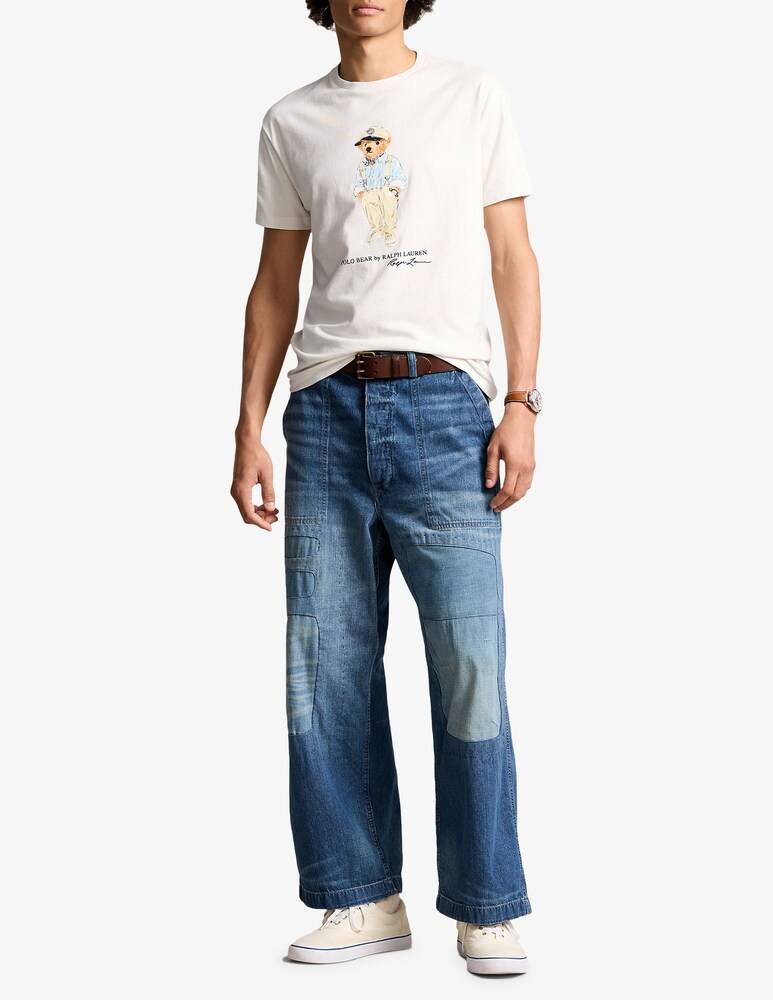 Polo Ralph Lauren Maglietta Bear Rigata