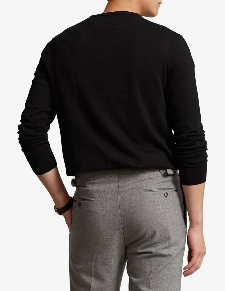 Polo Ralph Lauren Maglione Girocollo Cotone Rasato