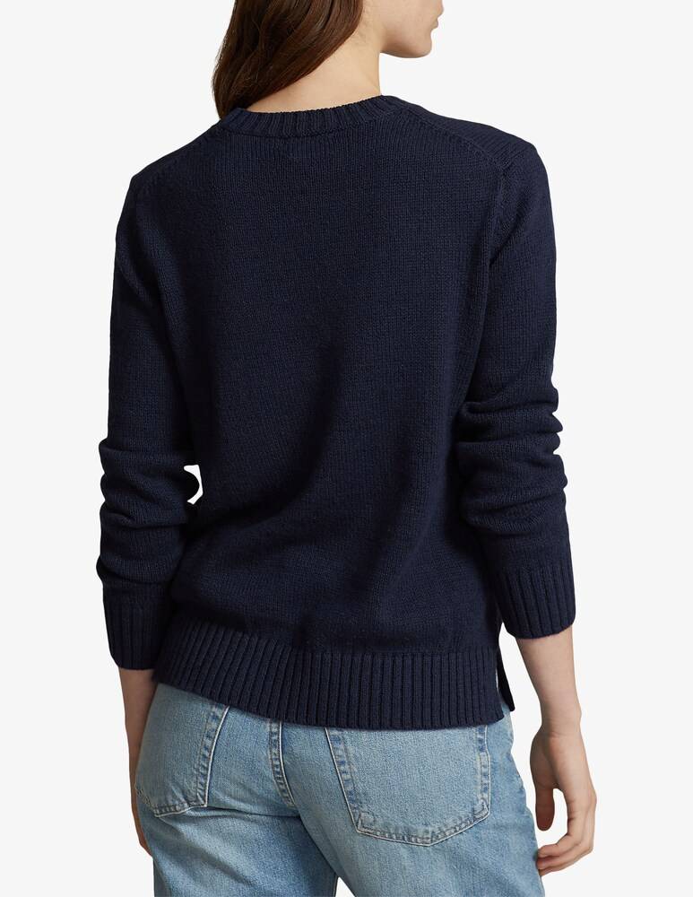 Polo Ralph Lauren Maglione In Misto Cotone E Lino Bear