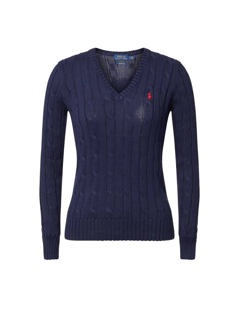Polo Ralph Lauren Maglione Julianna Scollo A V In Cotone
