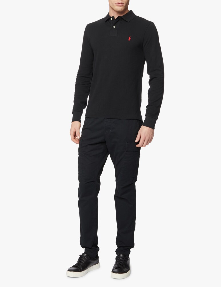 Polo Ralph Lauren Polo Manica Lunga Slim Fit Basic