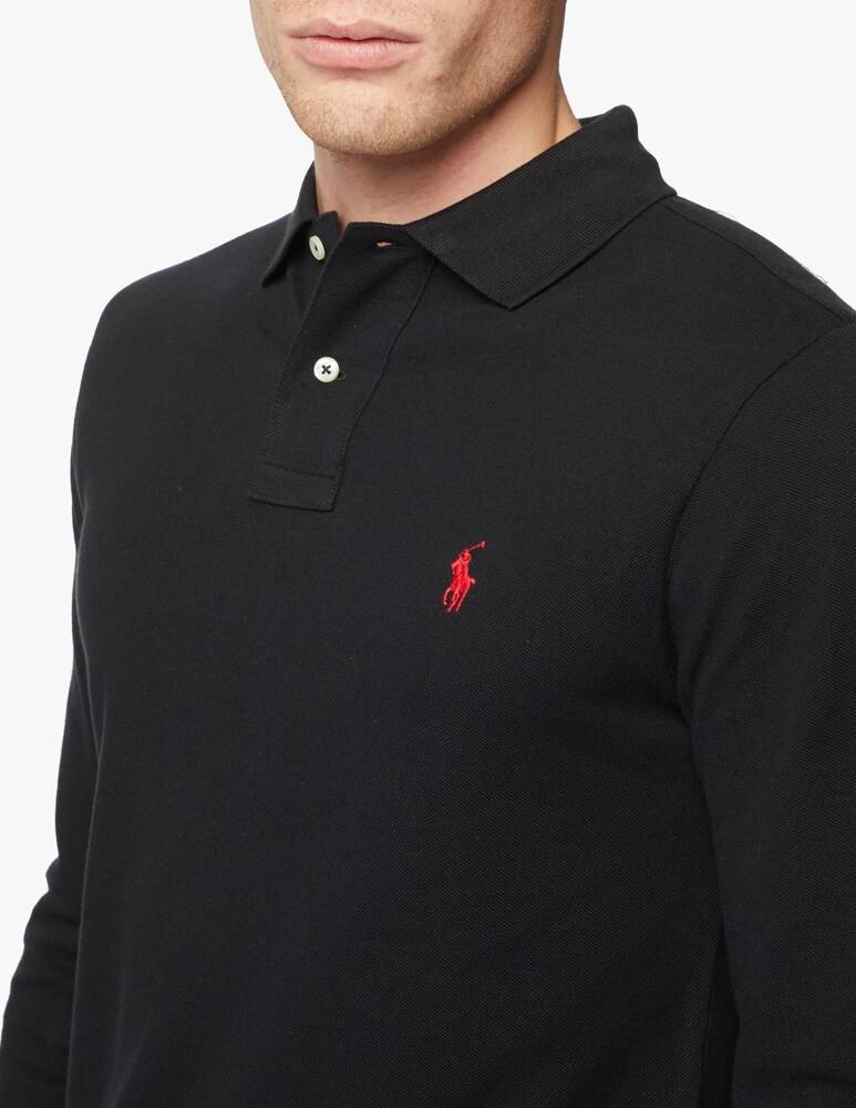 Polo Ralph Lauren Polo Manica Lunga Slim Fit Basic