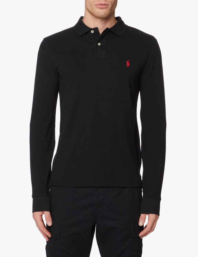 Polo Ralph Lauren Polo manica lunga slim fit basic