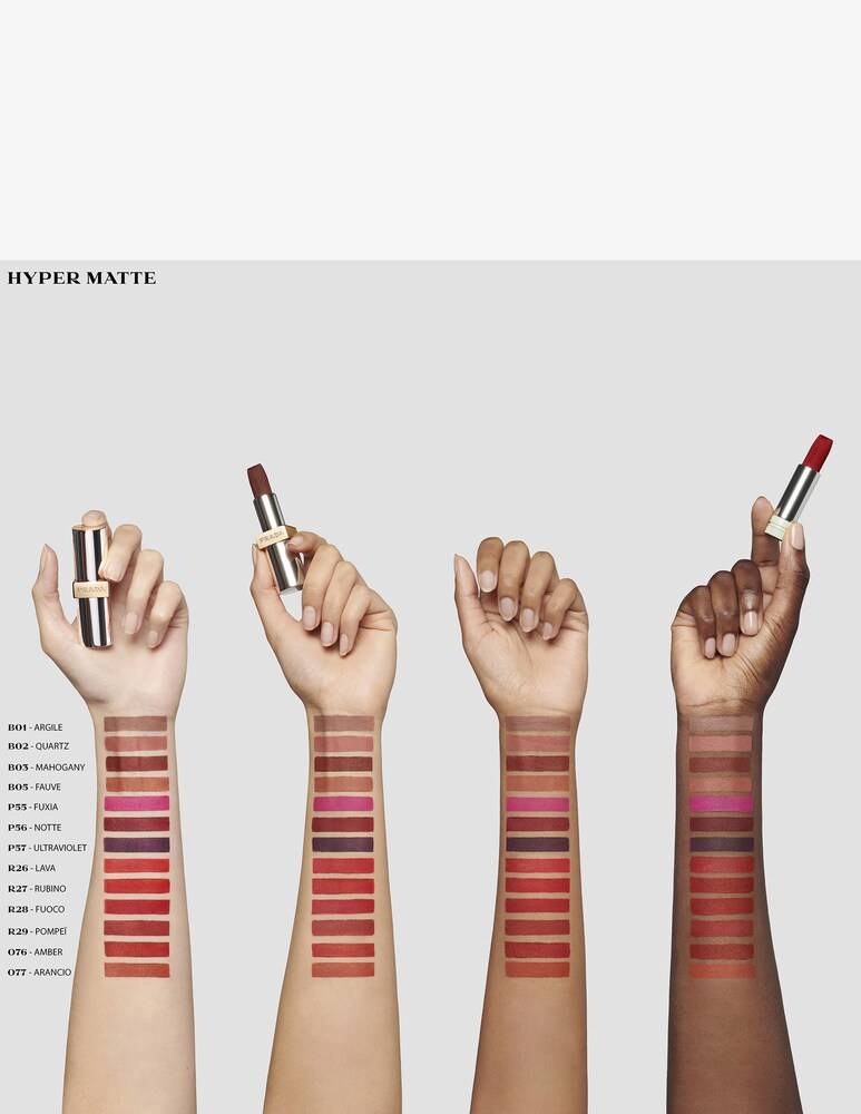 Prada Monochrome Hyper Matte Rossetto