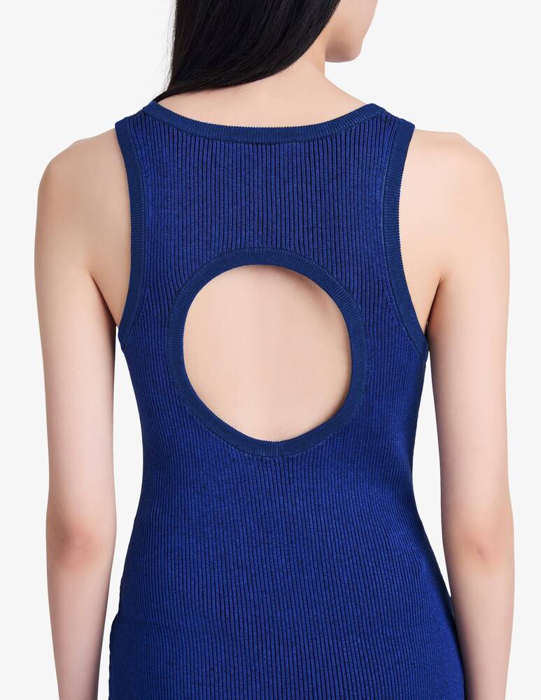 Proenza Schouler White Label Abito Reese In Maglia A Coste Intrecciate