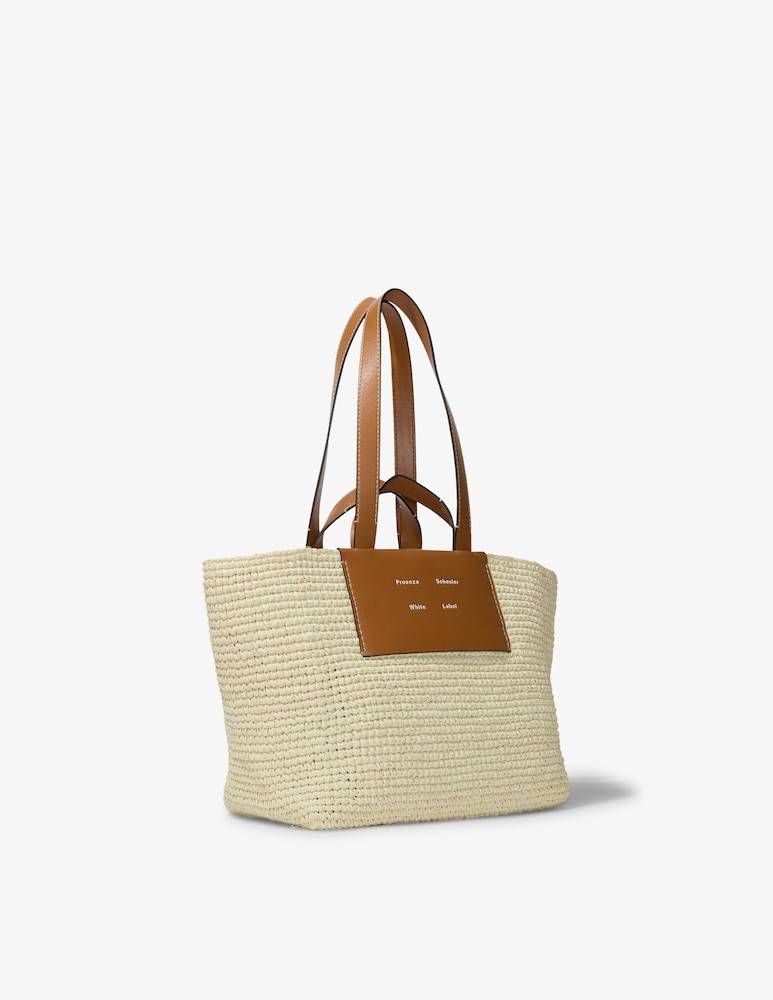 Proenza Schouler White Label Borsa Shopper XL In Raffia Morris