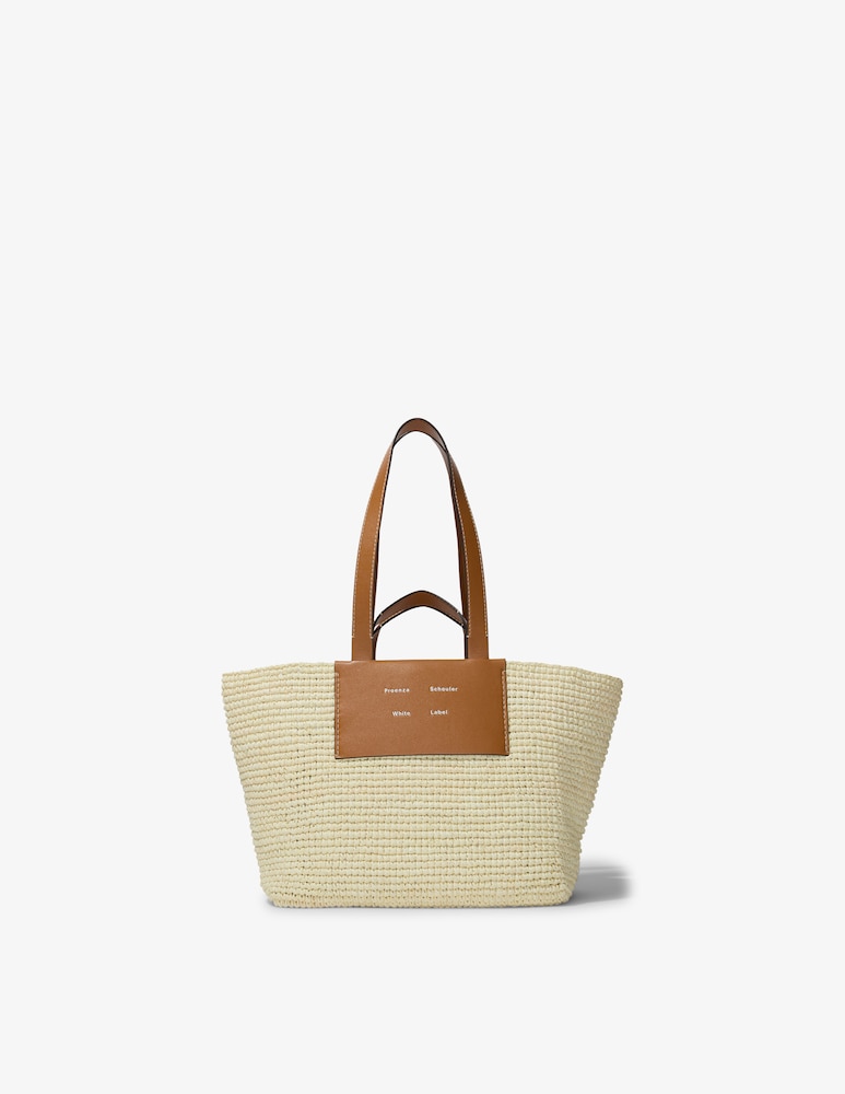 Proenza Schouler White Label Borsa shopper XL in raffia Morris