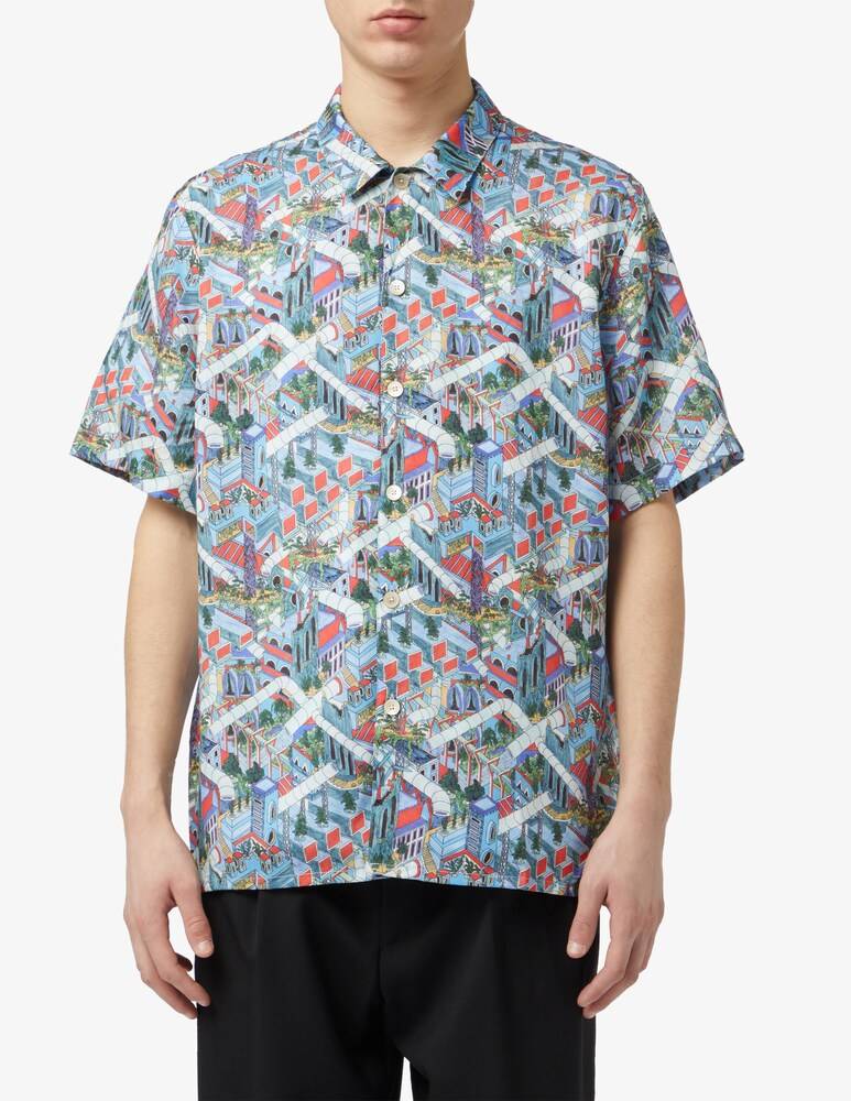 PS Paul Smith Camicia maniche corte stampa multi