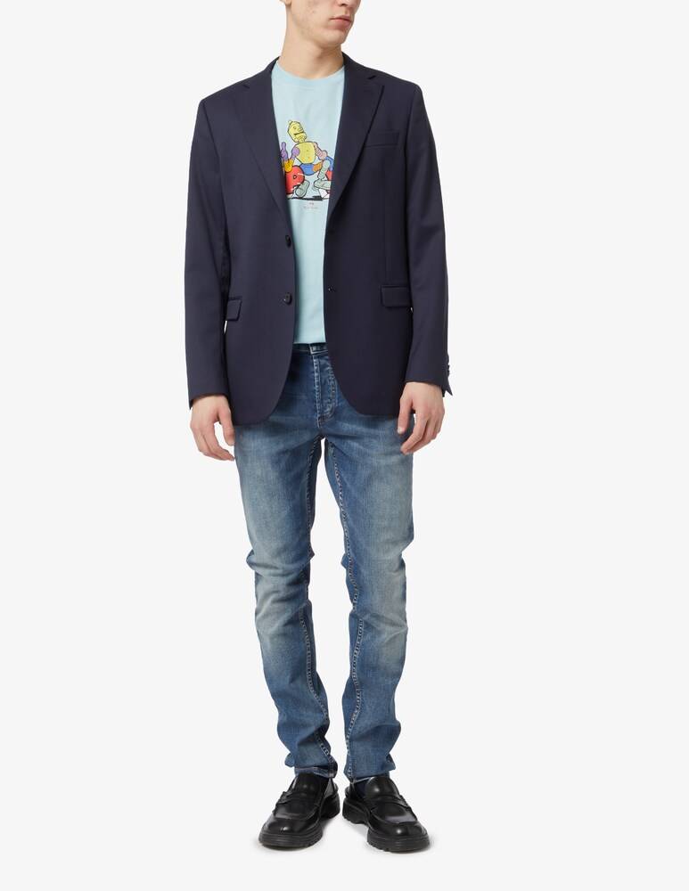 PS Paul Smith Maglietta Robot Slim Fit