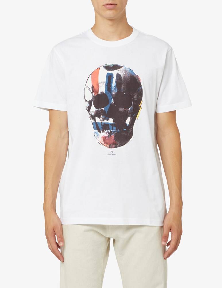 PS Paul Smith Maglietta skull slim fit