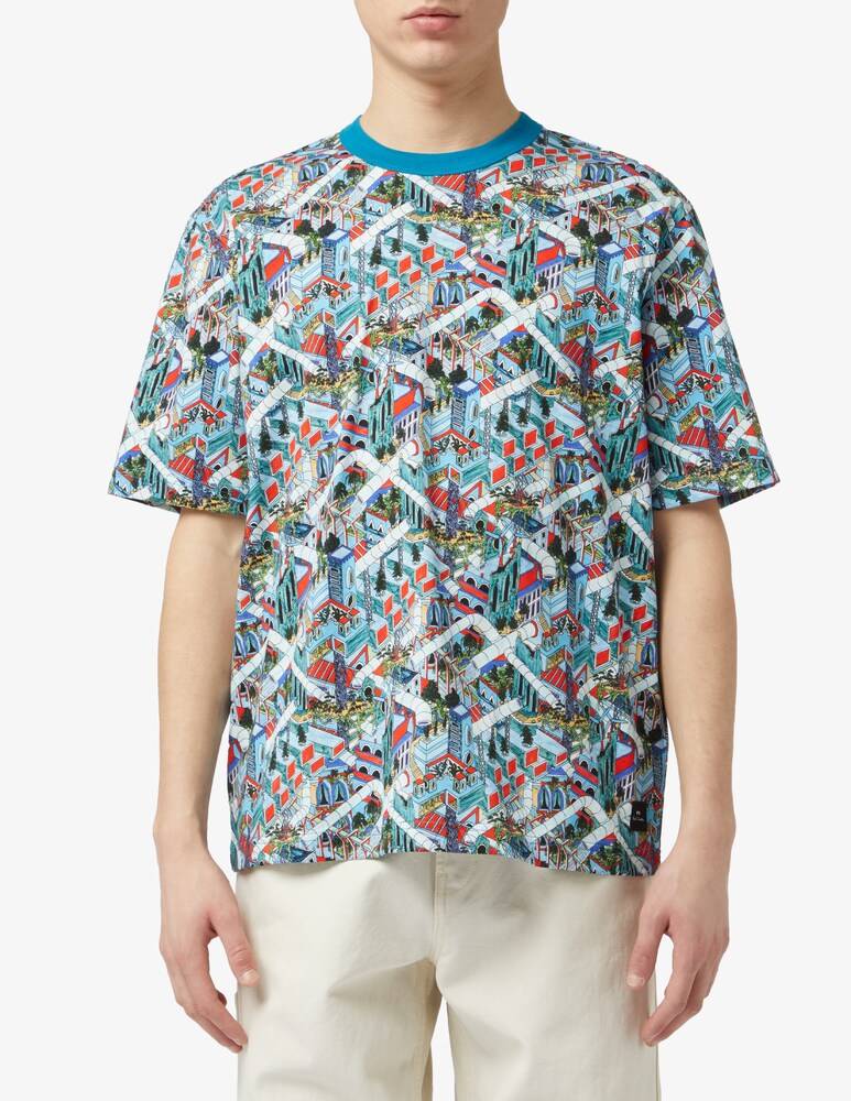 PS Paul Smith Maglietta stampa multi