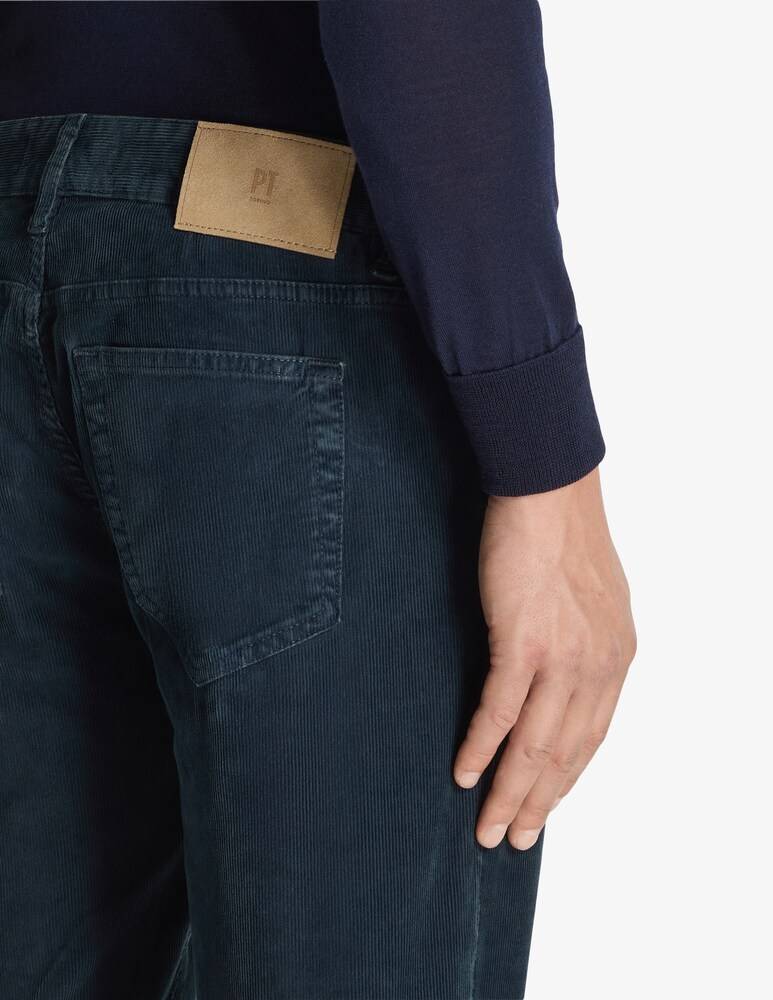 PT Pantaloni Torino Swing Cinque Tasche Slim Velluto 1000r