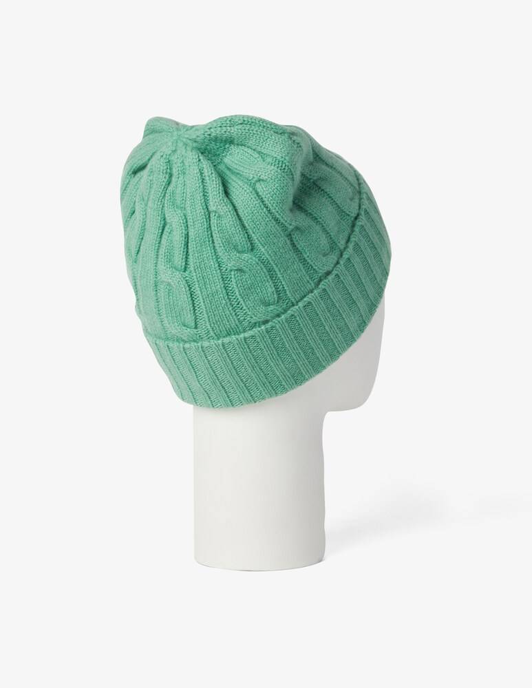 Pure Cashmere Cappellino Treccia