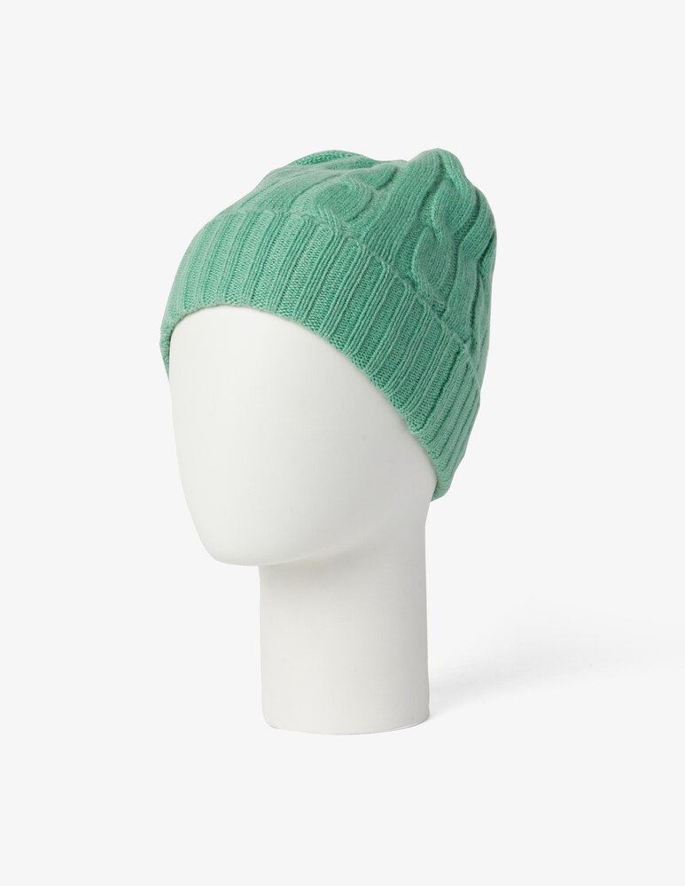 Pure Cashmere Cappellino Treccia