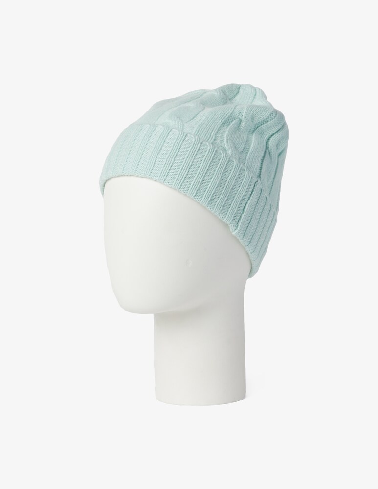 Pure Cashmere Cappellino Treccia