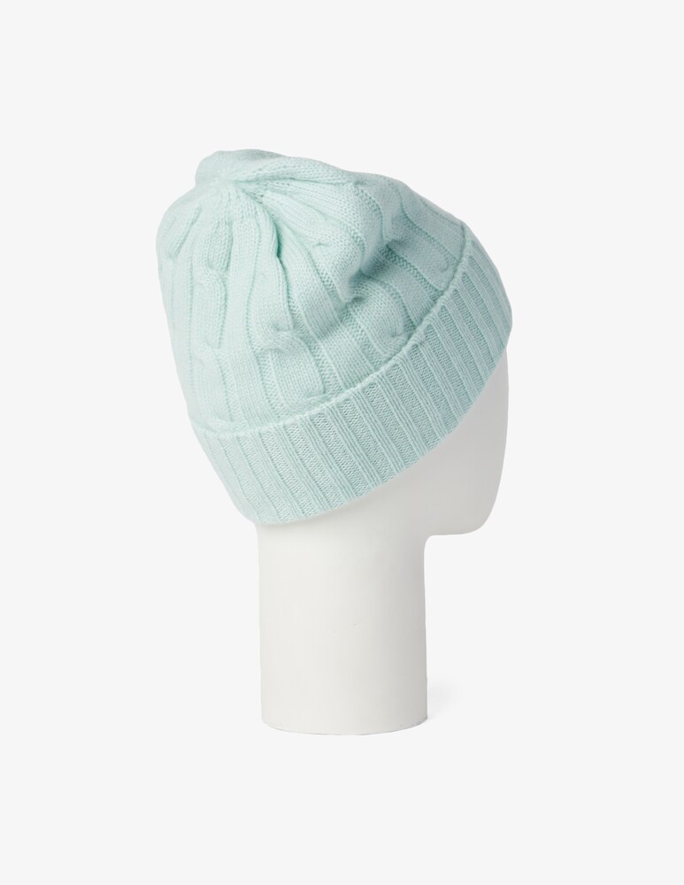 Pure Cashmere Cappellino Treccia