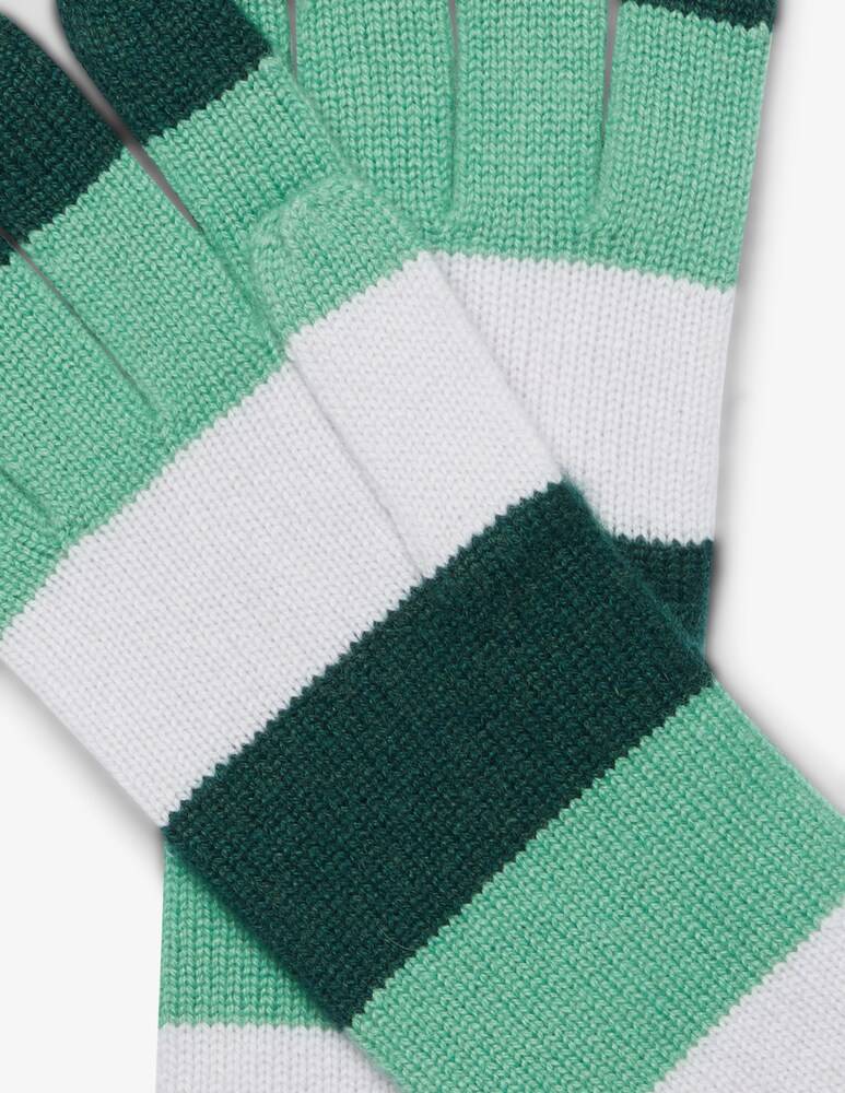 Pure Cashmere Guanto Rigato 3 Colori
