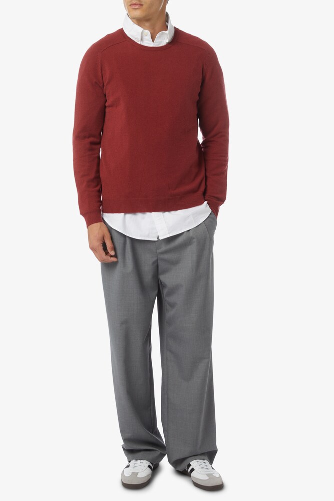 Pure Cashmere Maglia Girocollo In Cashmere