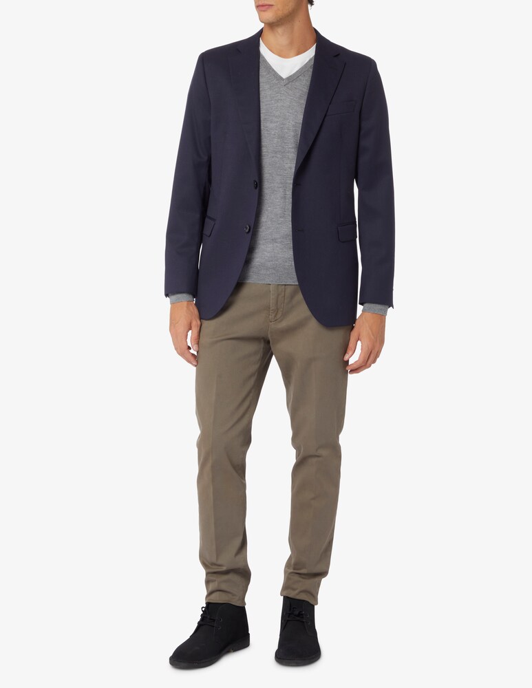 Pure Cashmere Maglia Scollo A V 100% Cashmere