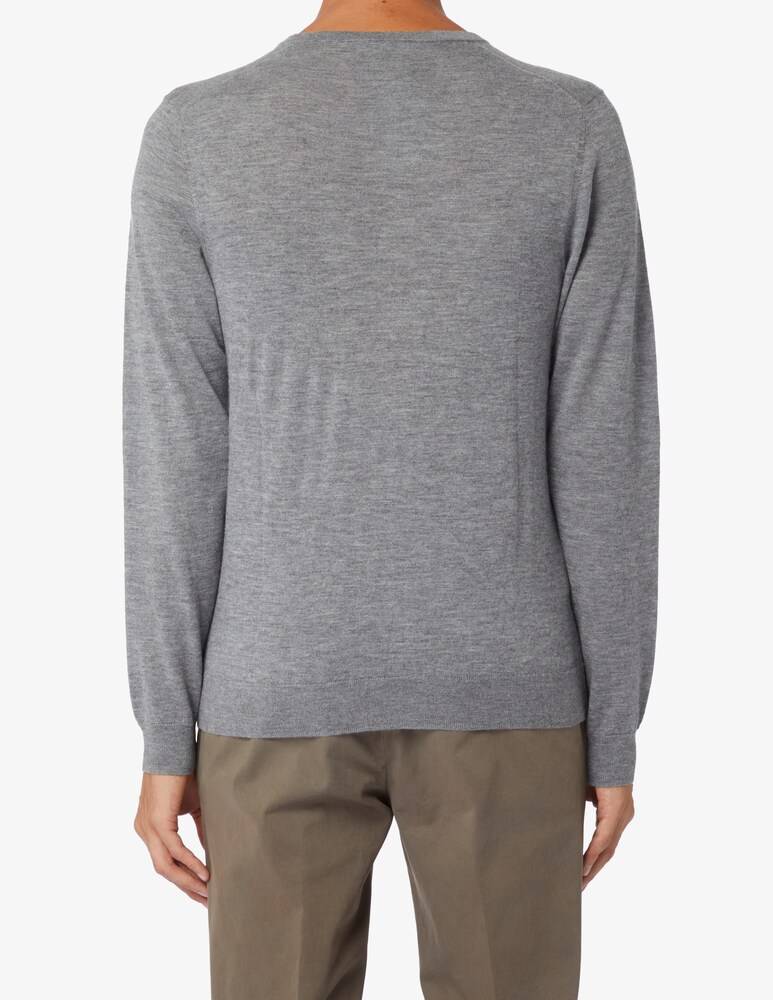 Pure Cashmere Maglia Scollo A V 100% Cashmere