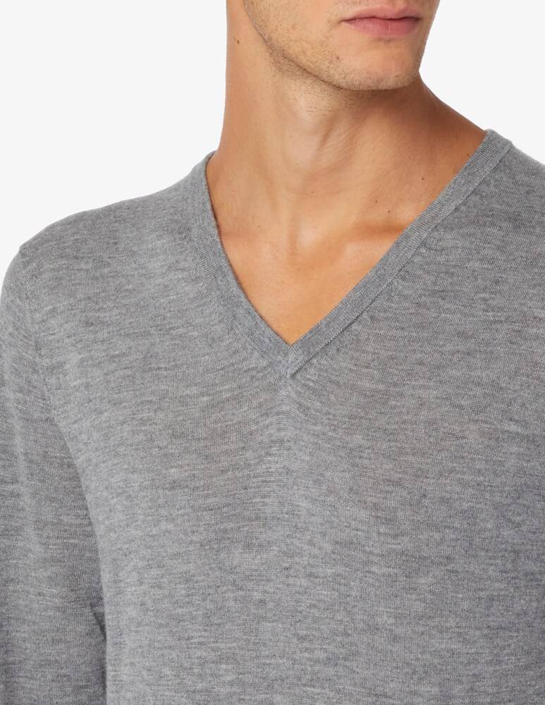 Pure Cashmere Maglia Scollo A V 100% Cashmere