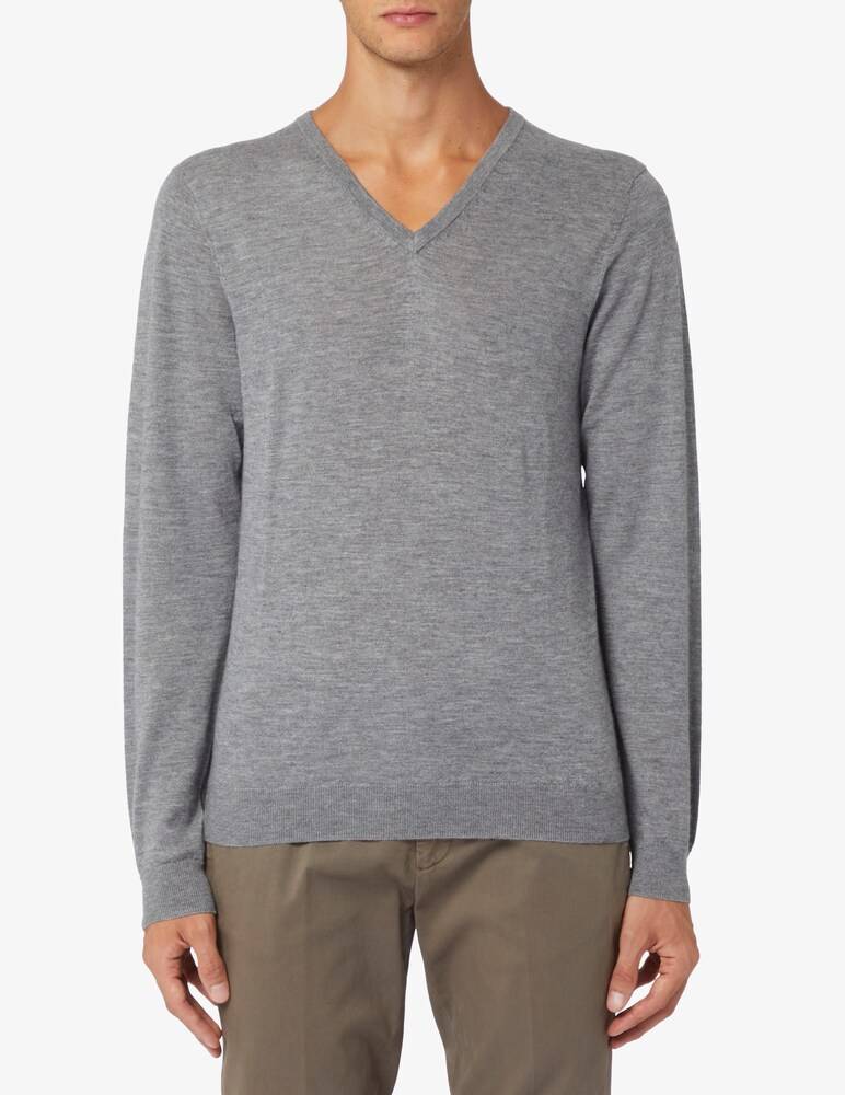 Pure Cashmere Maglia scollo a v 100% cashmere