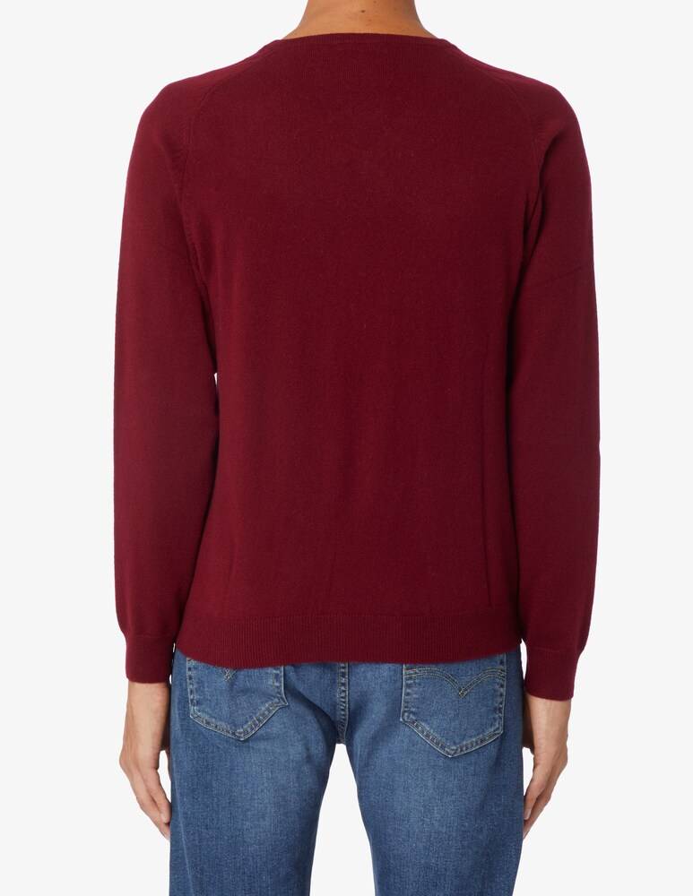 Pure Cashmere Maglia Scollo A V In Cashmere