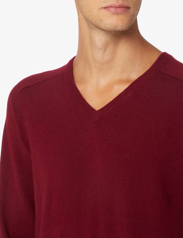 Pure Cashmere Maglia Scollo A V In Cashmere
