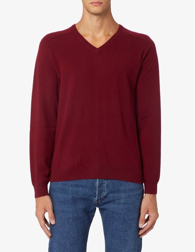 Pure Cashmere Maglia scollo a v in cashmere