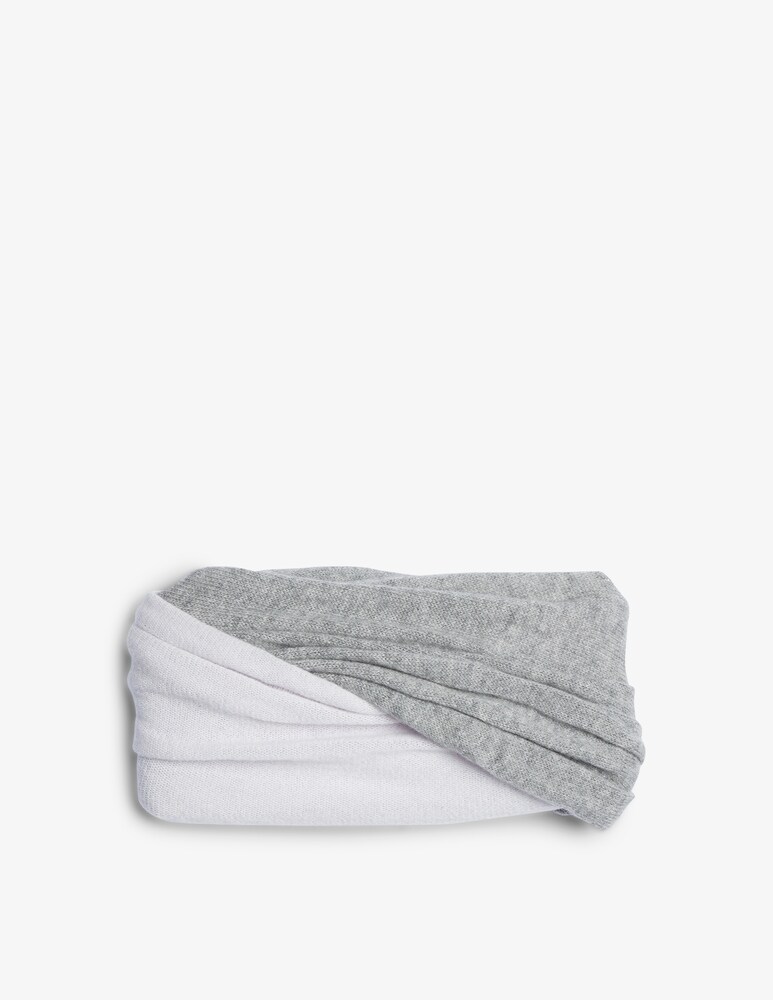 Pure Cashmere Scaldacollo bicolore