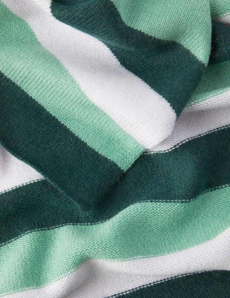 Pure Cashmere Sciarpa Rigata 35x160