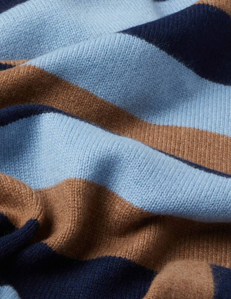 Pure Cashmere Sciarpa Rigata 35x160