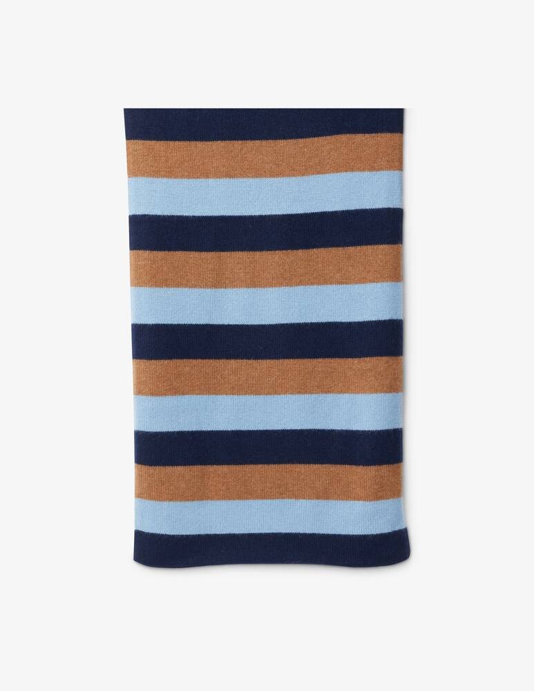 Pure Cashmere Sciarpa rigata 35x160