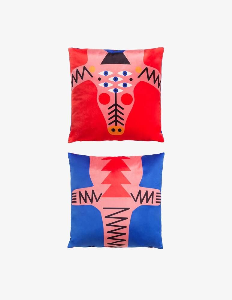 Qeeboo Cuscino Crocopink - Multicolor