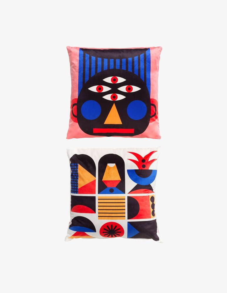 Qeeboo Cuscino Face - Multicolor