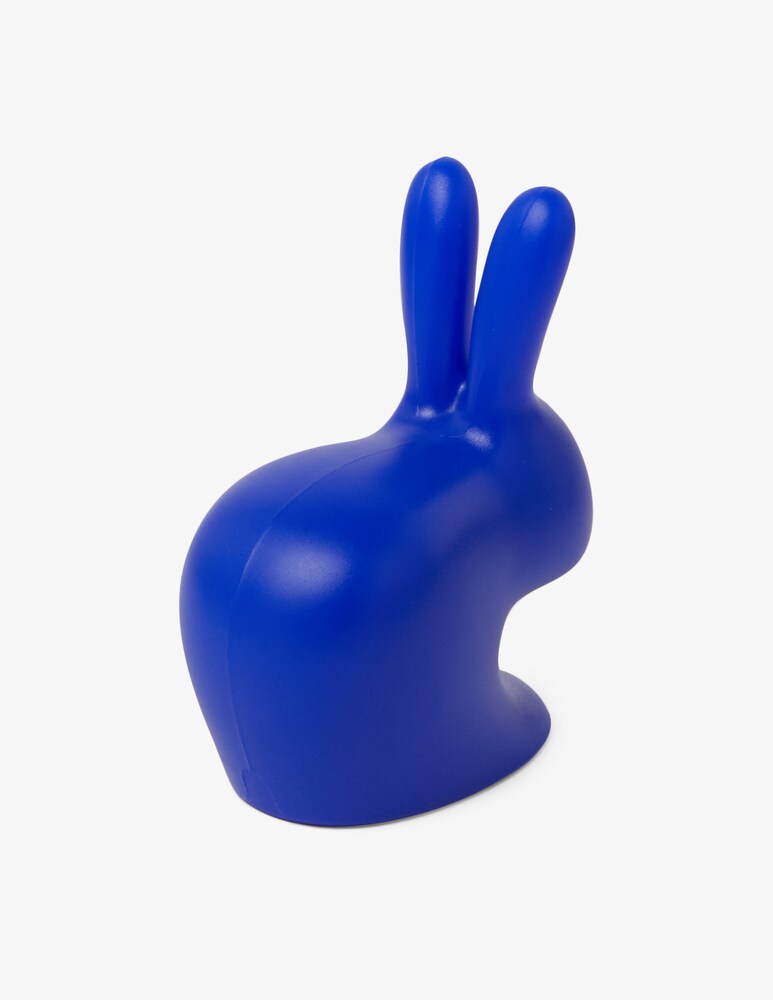 Qeeboo Fermaporta Rabbit Blu Elettrico