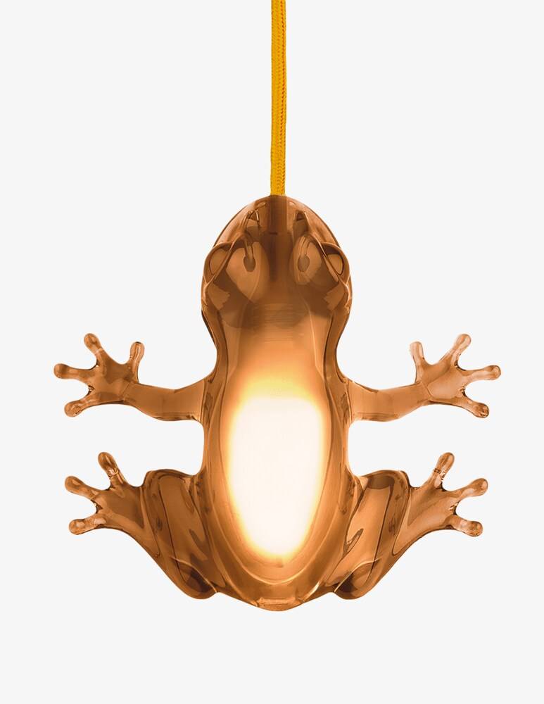 Qeeboo Lampada Hungry Frog Ambra