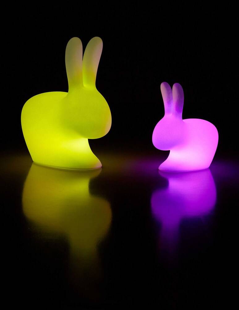 Qeeboo Lampada Ricaricabile Rabbit S - Bianco