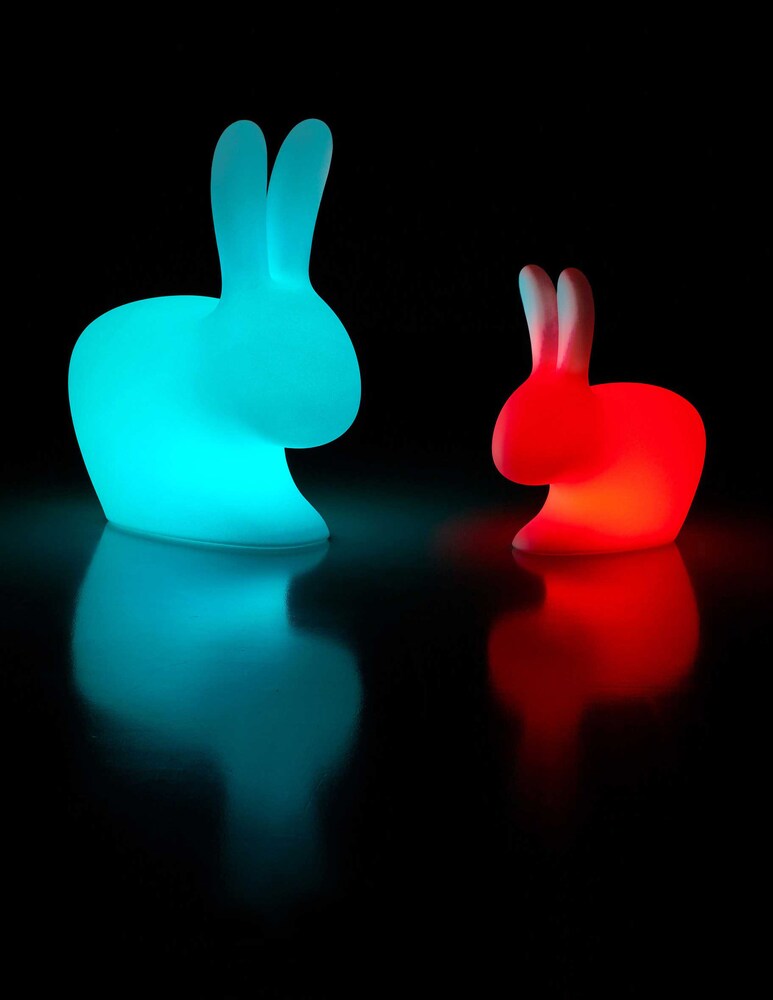 Qeeboo Lampada Ricaricabile Rabbit S - Bianco
