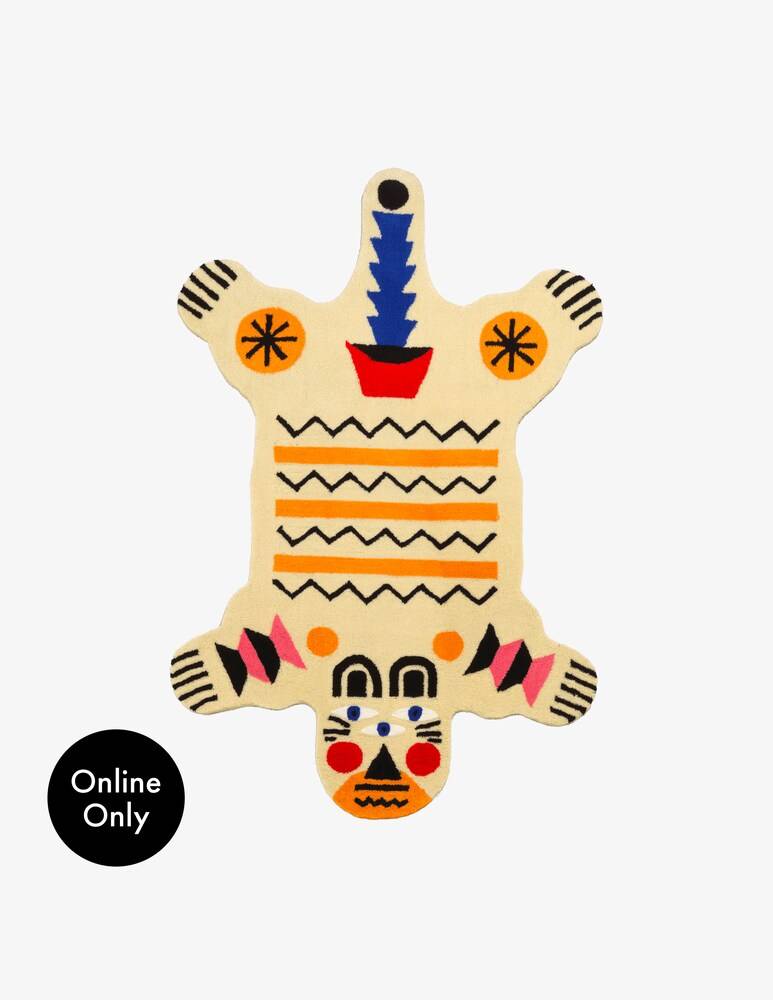 Qeeboo Oggian Big Bear Tappeto L - Multicolor