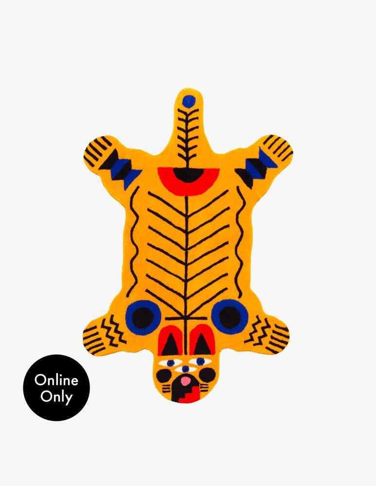 Qeeboo Oggian Italian Tiger Tappeto L - Multicolor
