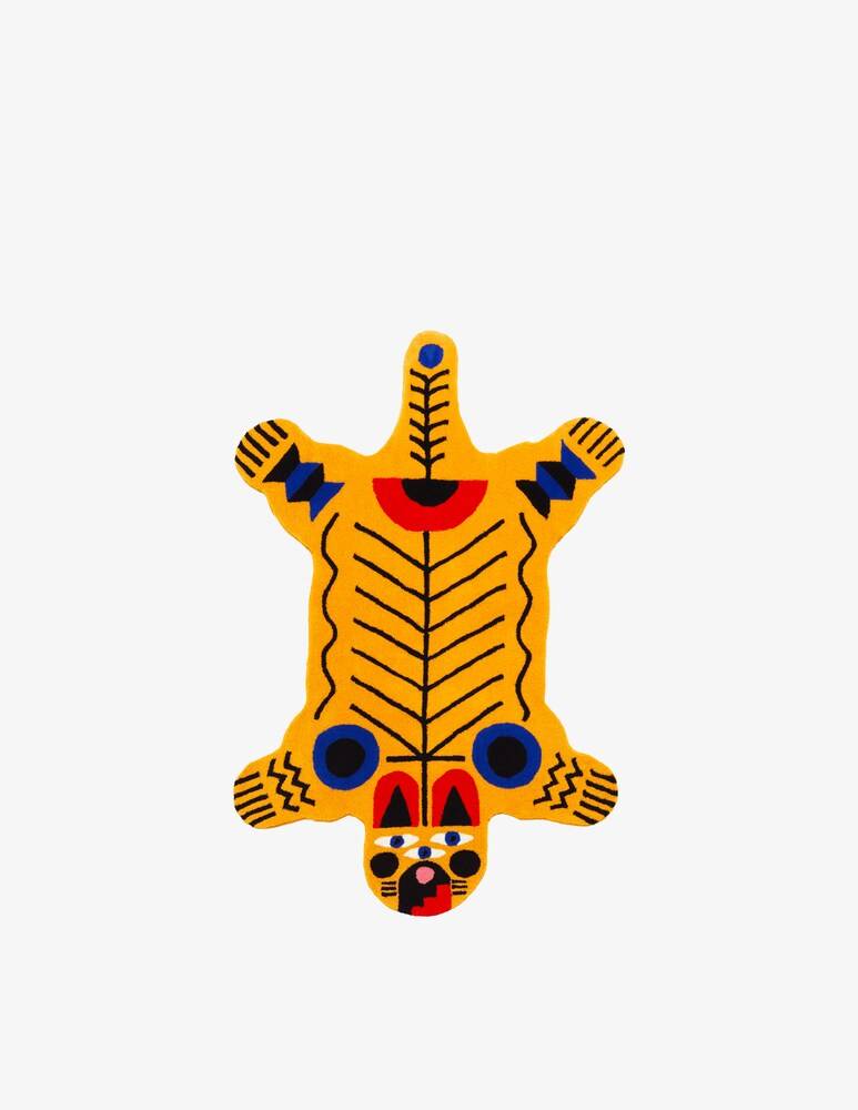 Qeeboo Oggian Italian Tiger Tappeto M - Multicolor