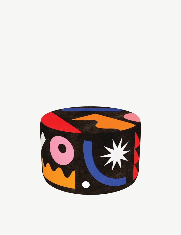 Qeeboo Pouf Oggian Landscape M - Multicolor